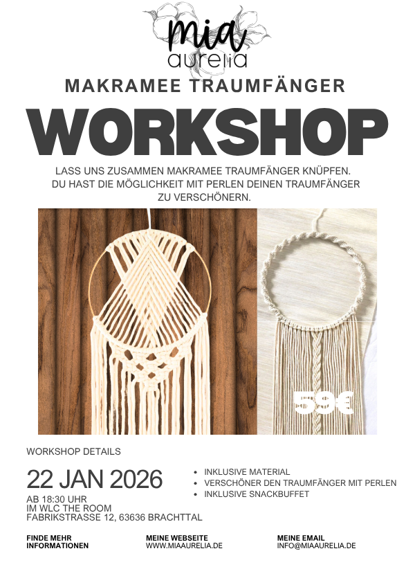 makramee traumfänger workshop