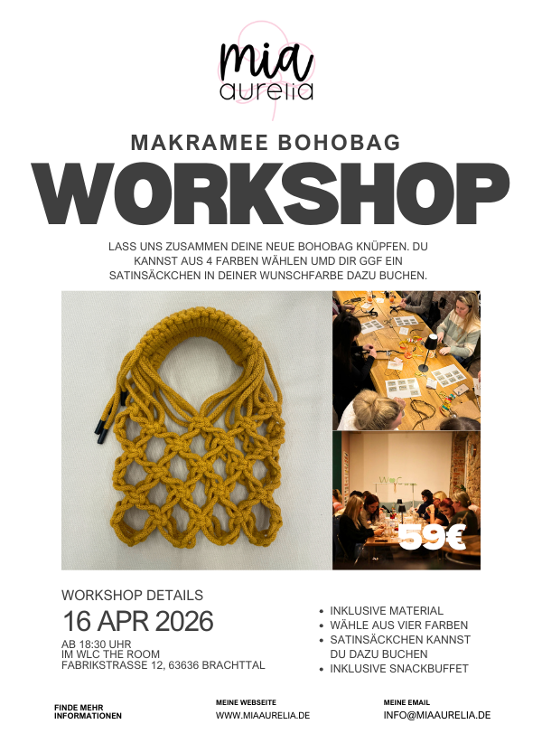 Makramee BohoBag Workshop 16.04.26